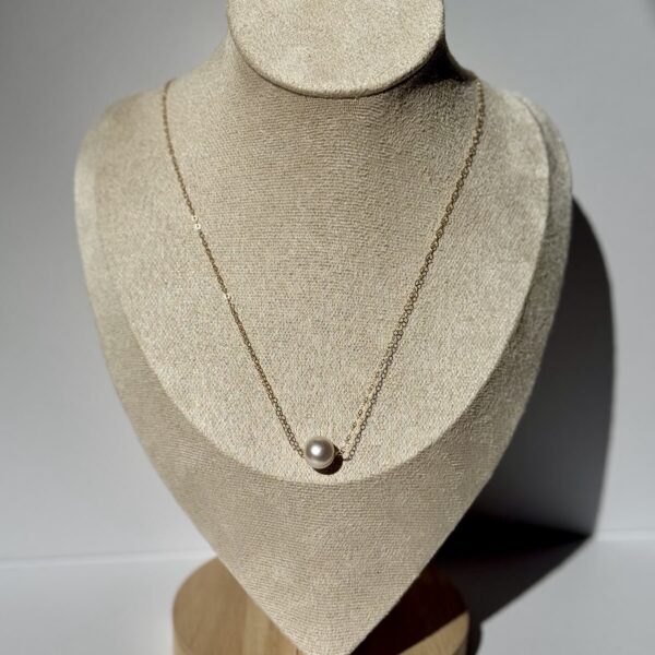Floating Freshwater Pearl Dainty Necklace