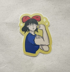Witchy Riveter Sticker (Matte)