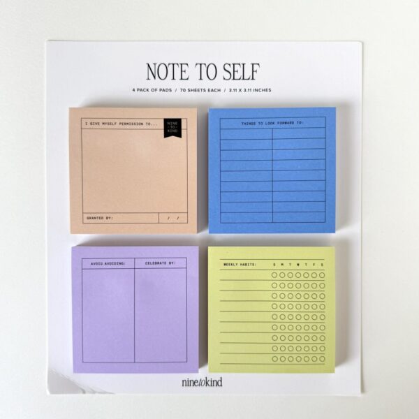 Note to Self Sticky Notes Set