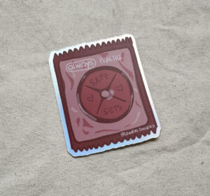 Practice Safe Sets Sticker (Holographic)