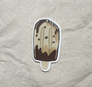 Brown Sugar Boba Popsicle Sticker (Matte)
