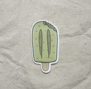 Mung Bean Popsicle Sticker (Matte)