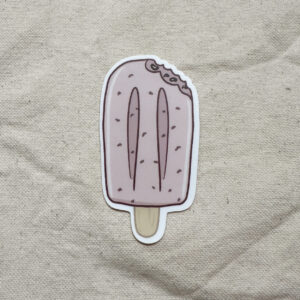 Red Bean Popsicle Sticker (Matte)