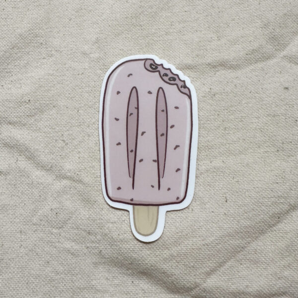Red Bean Popsicle Sticker (Matte)