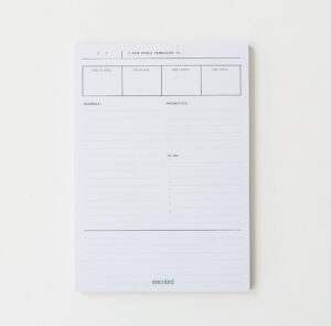 The Nine to Kind Daily Planning Notepad