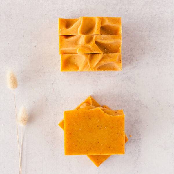 Orange Mint Handmade Beer Soap