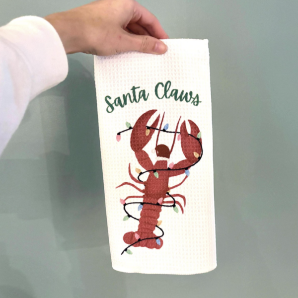 Santa Claws Kitchen Towel
