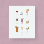 Cheers Cocktail Print