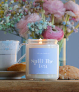 Spill The Tea Candle | Black Tea + Lemon + Lavender + Musk