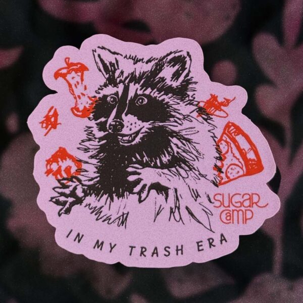 Trash Era Raccoon Sticker