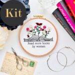 Read more books by women / 6" Hand Embroidery Kit
