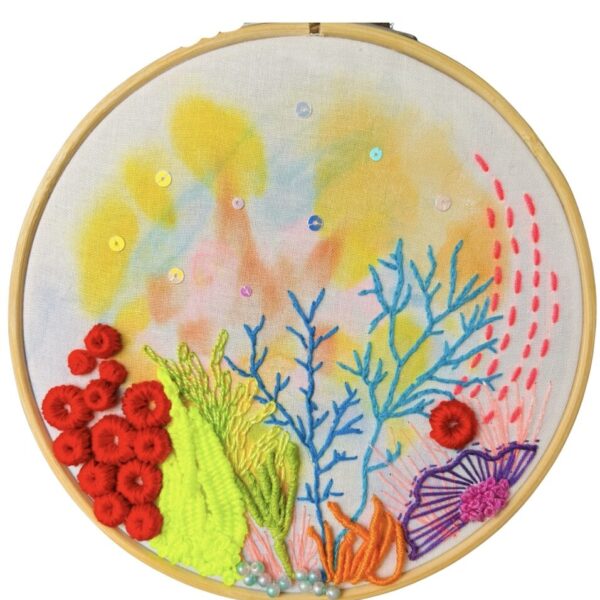 Original Hand Embroidery: Under the Sea