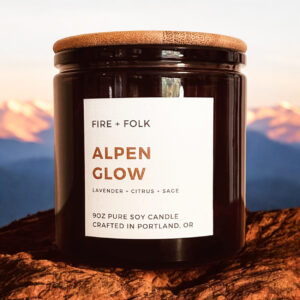 ALPENGLOW WOOD WICK CANDLE