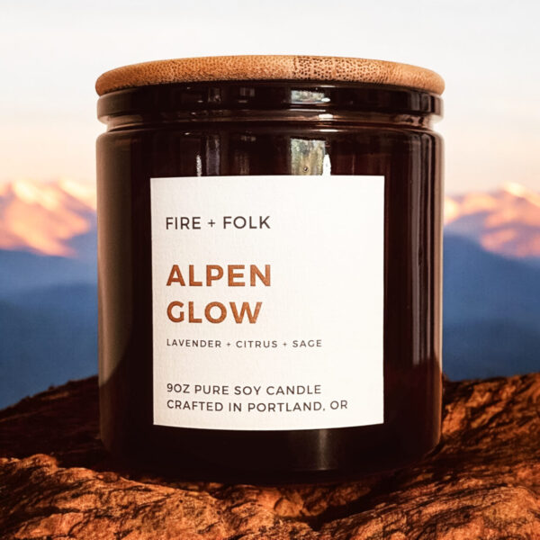 ALPENGLOW WOOD WICK CANDLE