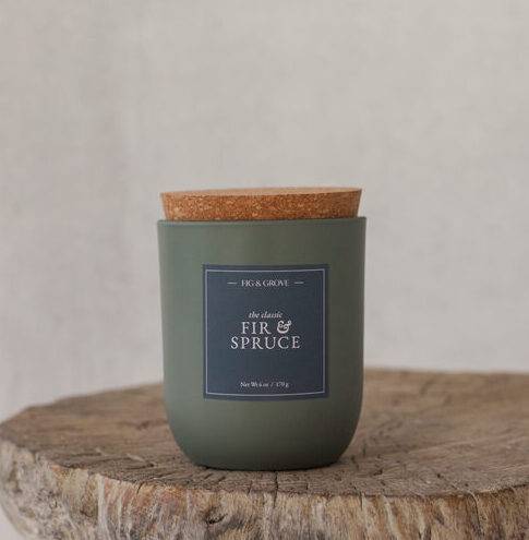 Fir & Spruce – 6 oz Scented Soy Wax Candle