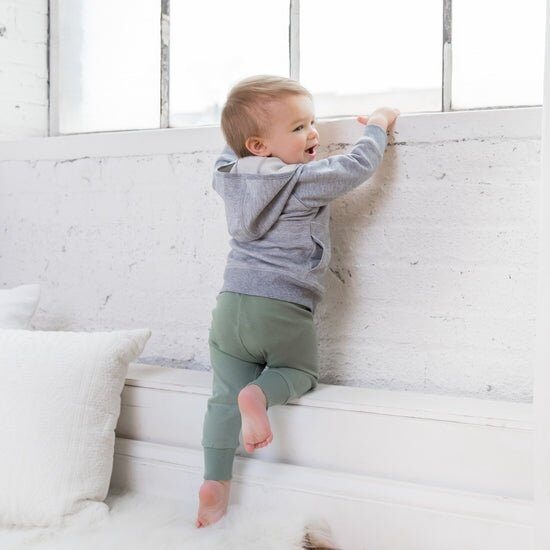 Organic Cotton Cruz Joggers – Thyme Green