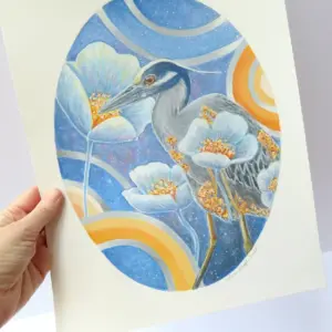 Night Heron - Original painting