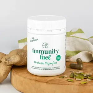 Immunity Fuel Probiotic Superfood - Gluten-Free Whole Food Probiotic Supplement With Prebiotics & Postbiotics