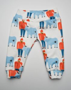 Last One! Organic Cotton Paul Bunyan Joggers | 9-12 Months