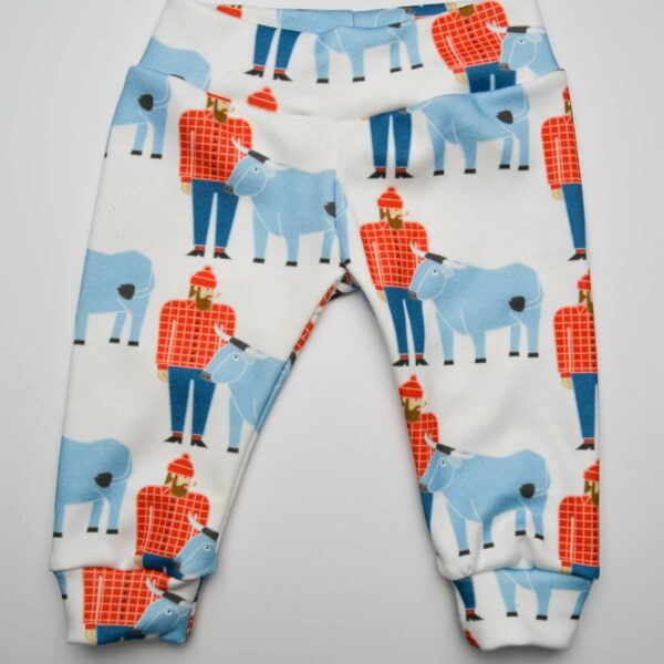 Last One! Organic Cotton Paul Bunyan Joggers | 9-12 Months