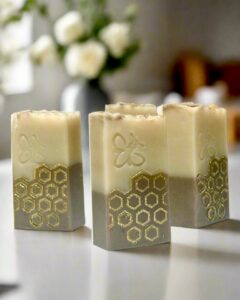 honey almond designer soap