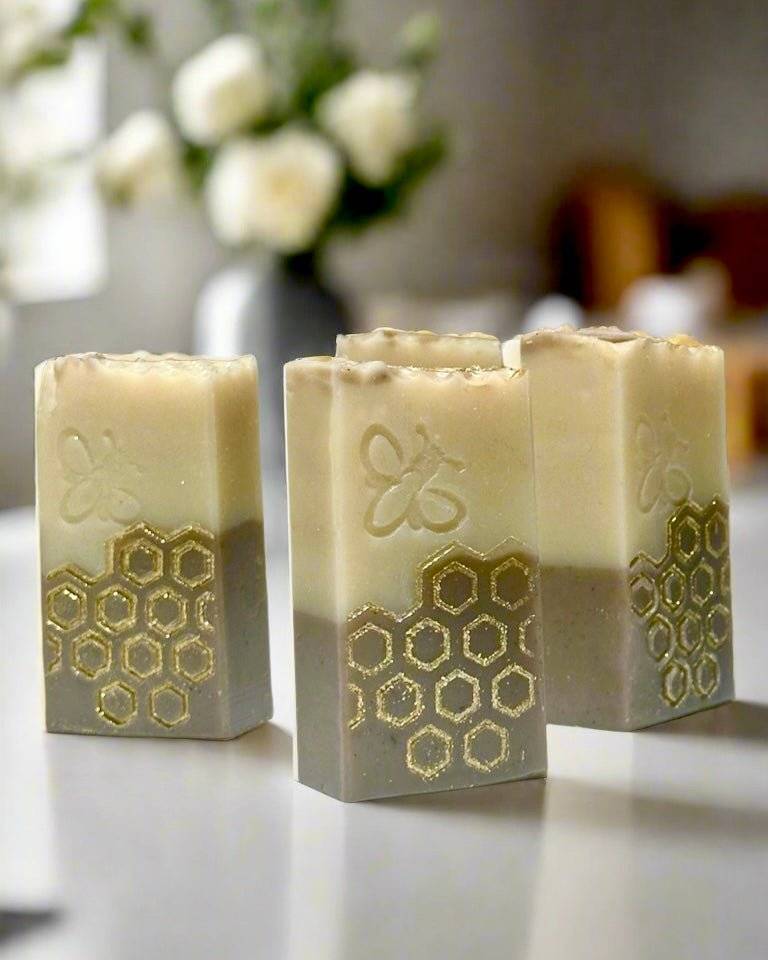 honey almond designer soap