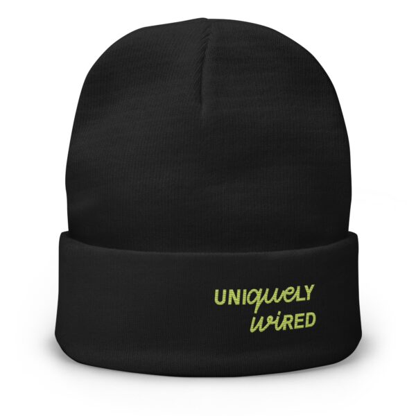 Uniquely Wired Embroidered Beanie