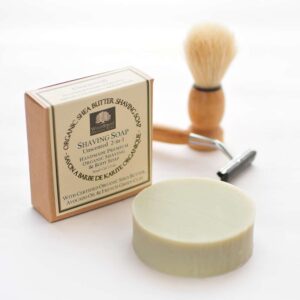 Organic Shea Butter Shaving Soap - Unscented