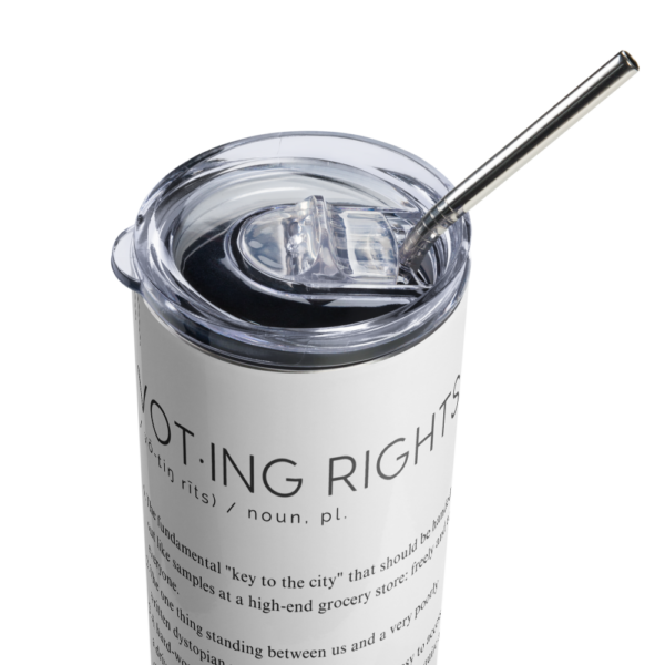 Stainless Steel Tumbler – VOTING RIGHTS — Defined: Terms for Our Time