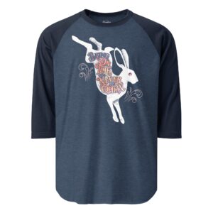 "Being 'On Time' Was Never an Option" 3/4 sleeve raglan shirt