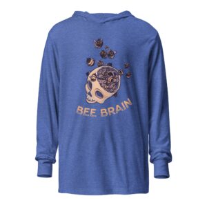 (CLEARANCE) "Bee Brain" Hooded long-sleeve tee (Copy)