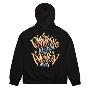 "A pumpkin spice A Day keeps the Patriarchy Away" Oversized heavyweight hoodie