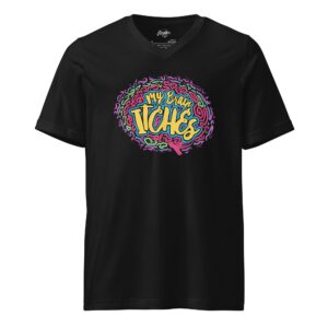 "My Brain Itches" Unisex Short Sleeve V-Neck T-Shirt