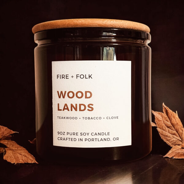 WOODLANDS WOOD WICK CANDLE