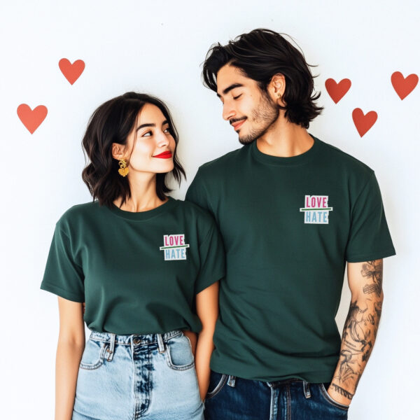 Love Over Hate Graphic Tee | The Only Thing More Powerful Than Hate Is Love T-Shirt